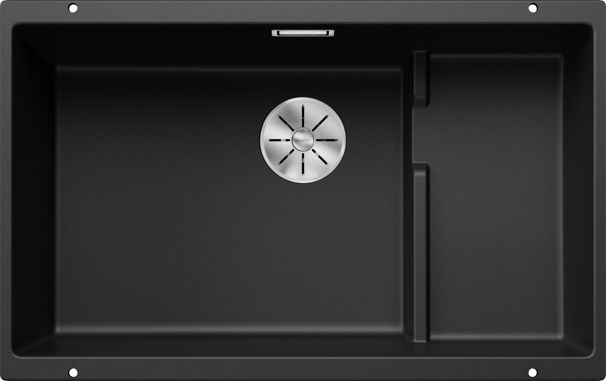 Chiuveta bucatarie Subline 700 526003, silgranit negru, 730 x 460 mm, Blanco